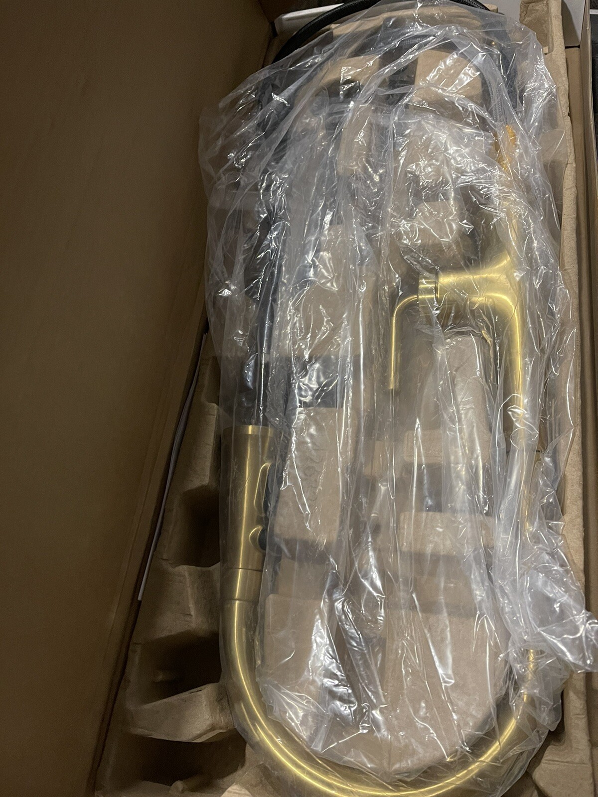 Kohler K 237642MB Kitchen Sink Faucet, Vibrant Brushed Moderne Brass