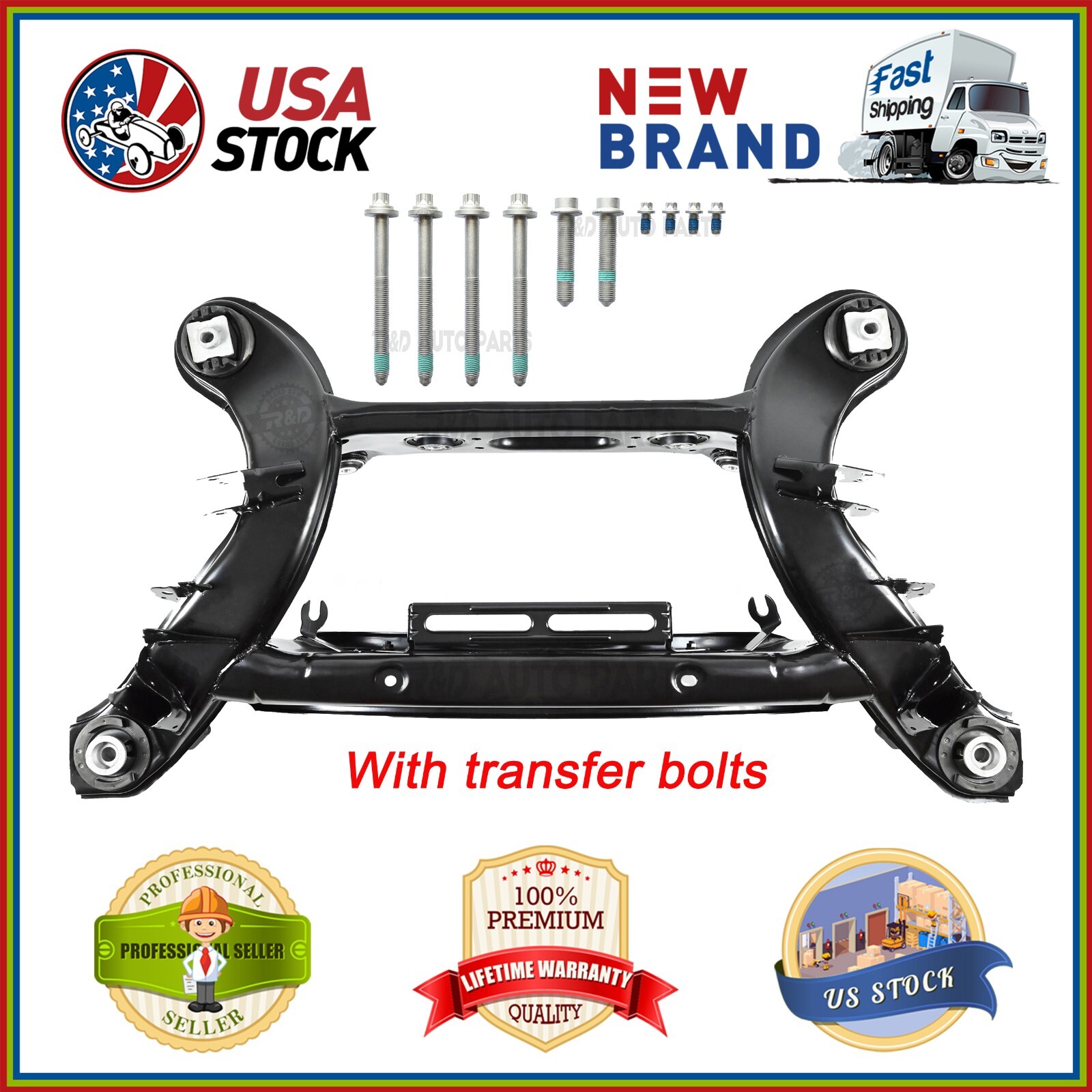 Rear Subframe Crossmember for Mercedes Benz C300 W204 W212 08-13 W/Bolt ...