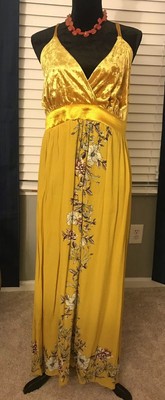 yellow sundress long