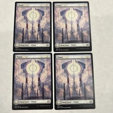 4x Plains ONE MTG 262 ART LAND M/NM Phyrexia (Alayna Danner) Regular / non-foil