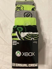 XBOX ONE X 360 video game CALL OF DUTY Mens NEW 6 Pair CREW SOCKS SIZE 8-12 WOW!