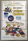 VINTAGE WALT DISNEY ONE SHEET MOVIE POSTER THE THREE CABALLEROS DONALD DUCK