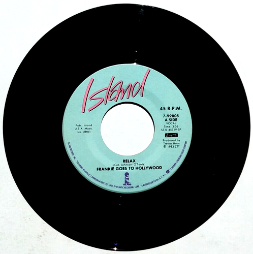 FRANKIE GOES TO HOLLYWOOD Relax/ Vinyl 45rpm 1983 Island 7-99805 Picture Sleeve - Imagen 3 de 6