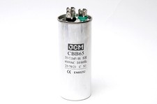55 7.5 UF 450V Volt CBB65 Dual Run Capacitor Compressor Fan AC 450 V 450VAC MFD