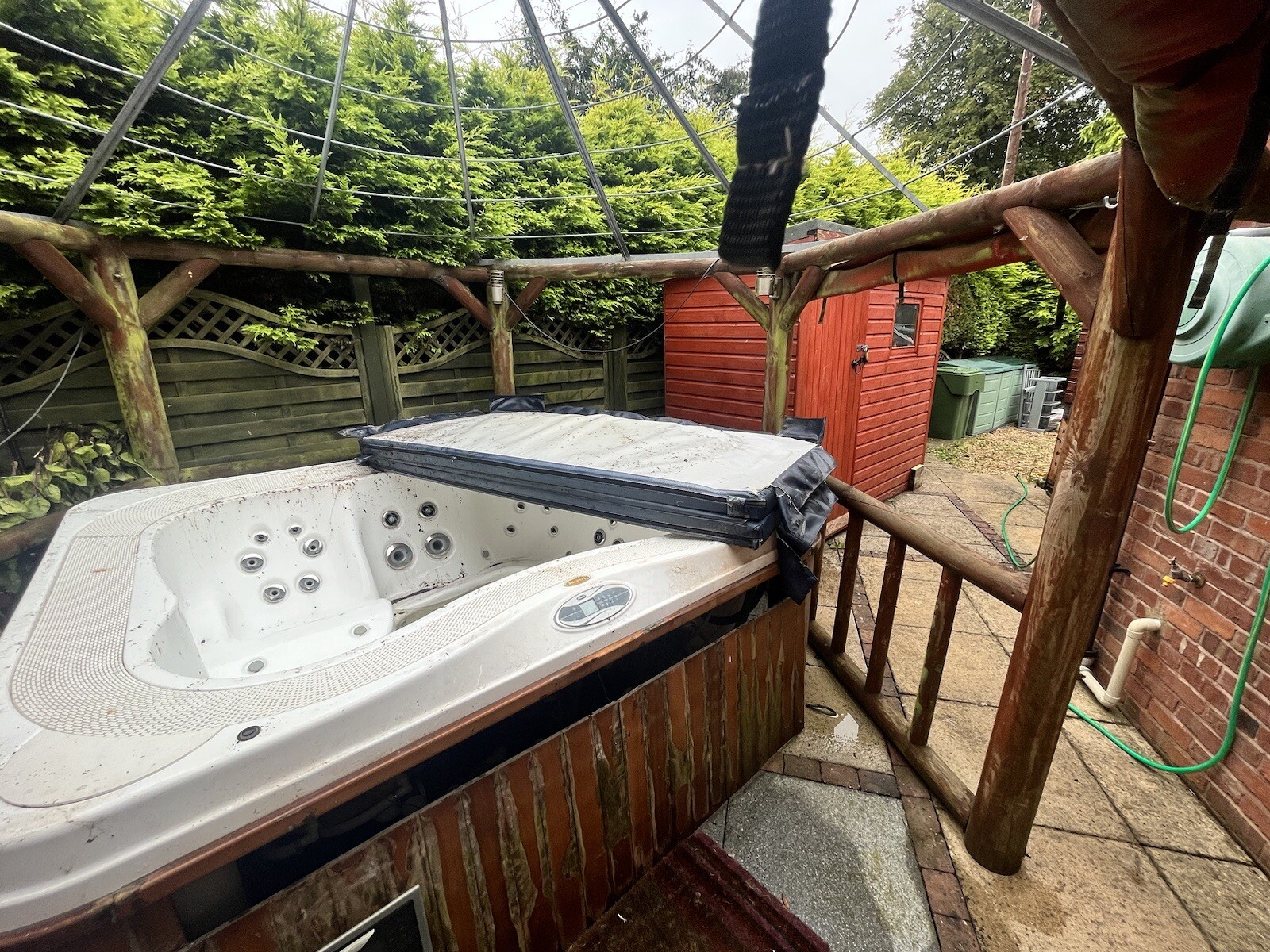 JACUZZI HOT TUB USED LARGE COLLECTION ONLY SPARES REPAIR eBay