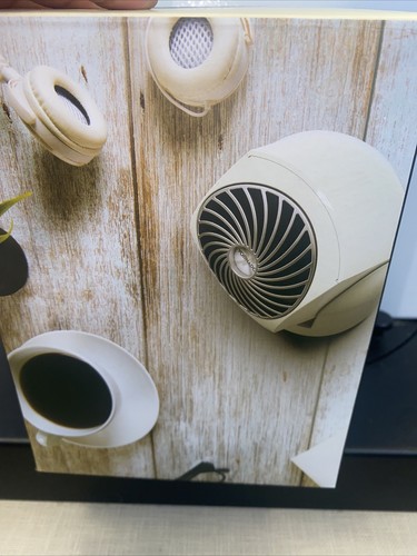Vornado V6 Flippi Personal Oscillating Air Circulator Fan with 2 Speeds, Storm - Picture 3 of 4