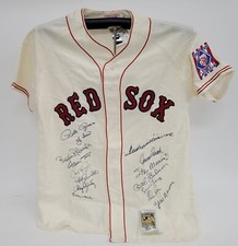 Beautiful All Century Team Signed Jersey 15 Sigs With Ted Williams Beckett COA