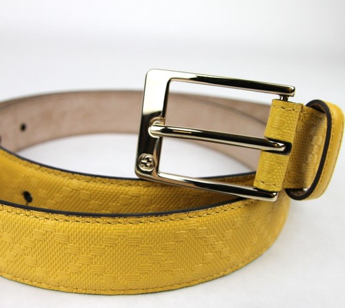 NEU authentischer Gucci Herren Diamant Leder Gürtel mit quadratischer Schnalle 345658 - Bild 14 von 31