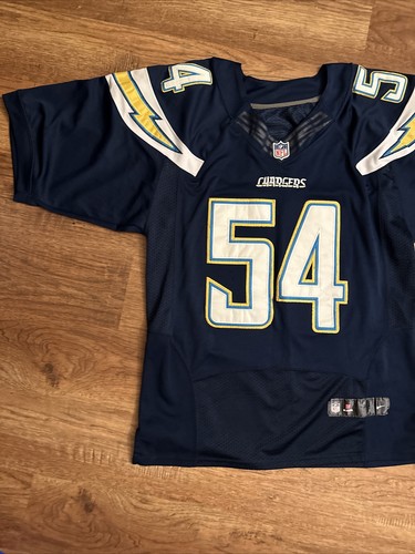 LA San Diego Chargers Melvin INGRAM 54 NFL Football Jersey Nike Sz 40 Navy E528 - Picture 2 of 14
