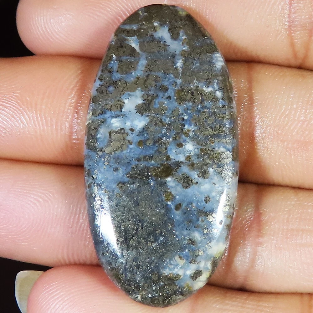 60.40Cts. Marcasite Gemstone Loose Marcasite Cabochon Stone For