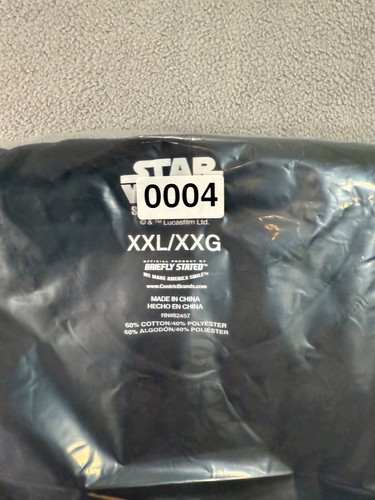 T-shirt maglietta Star Wars The Mandalorian nera manica corta grafica XXL RN#82457 - Foto 8 di 8