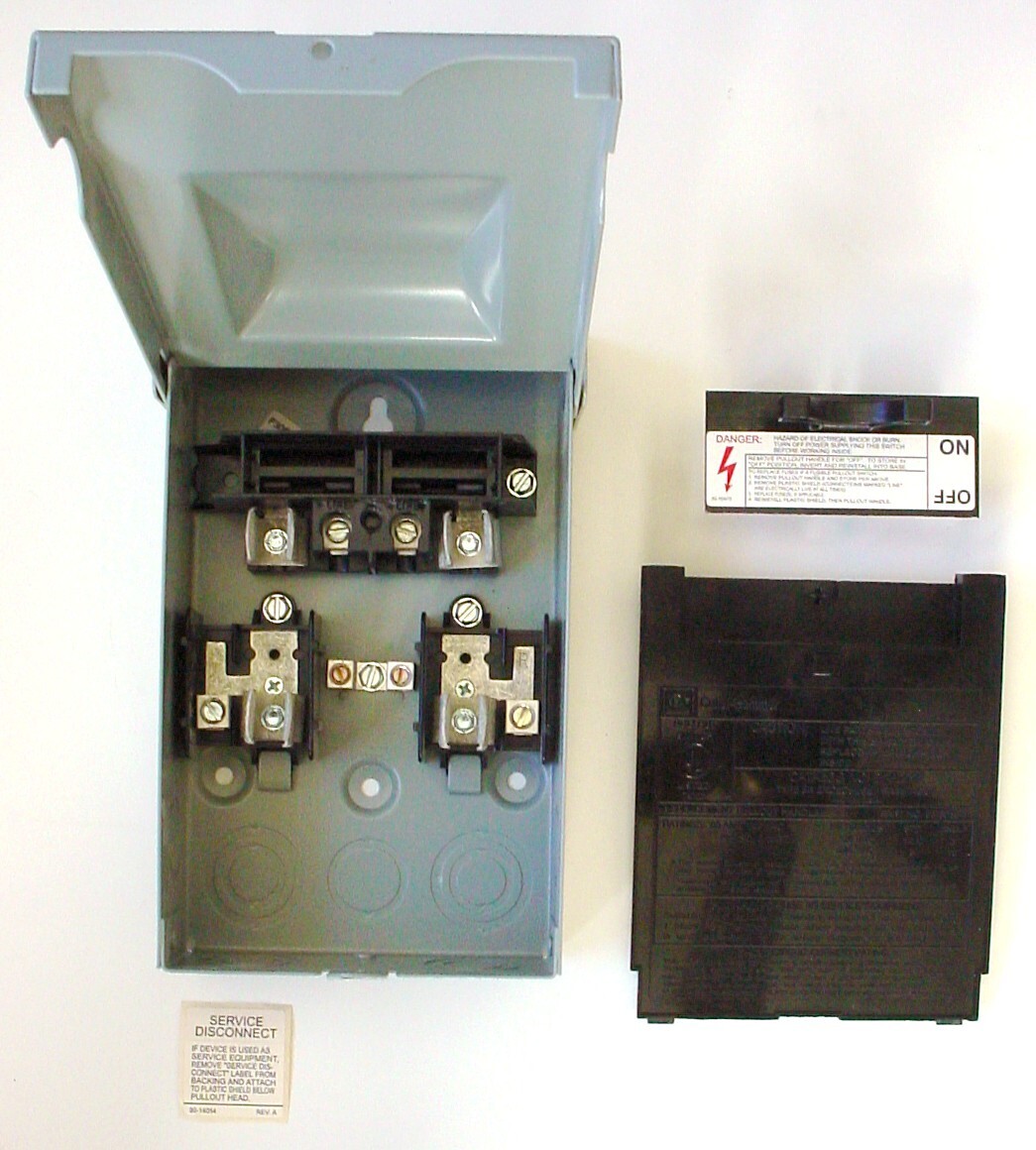 CutlerHammer DPF222R Air Conditioning Disconnect Switch 60A AC, 10hp