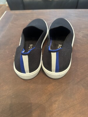Rothys The Original Black Slip On Sneaker Size 8.5 | eBay display picture 1