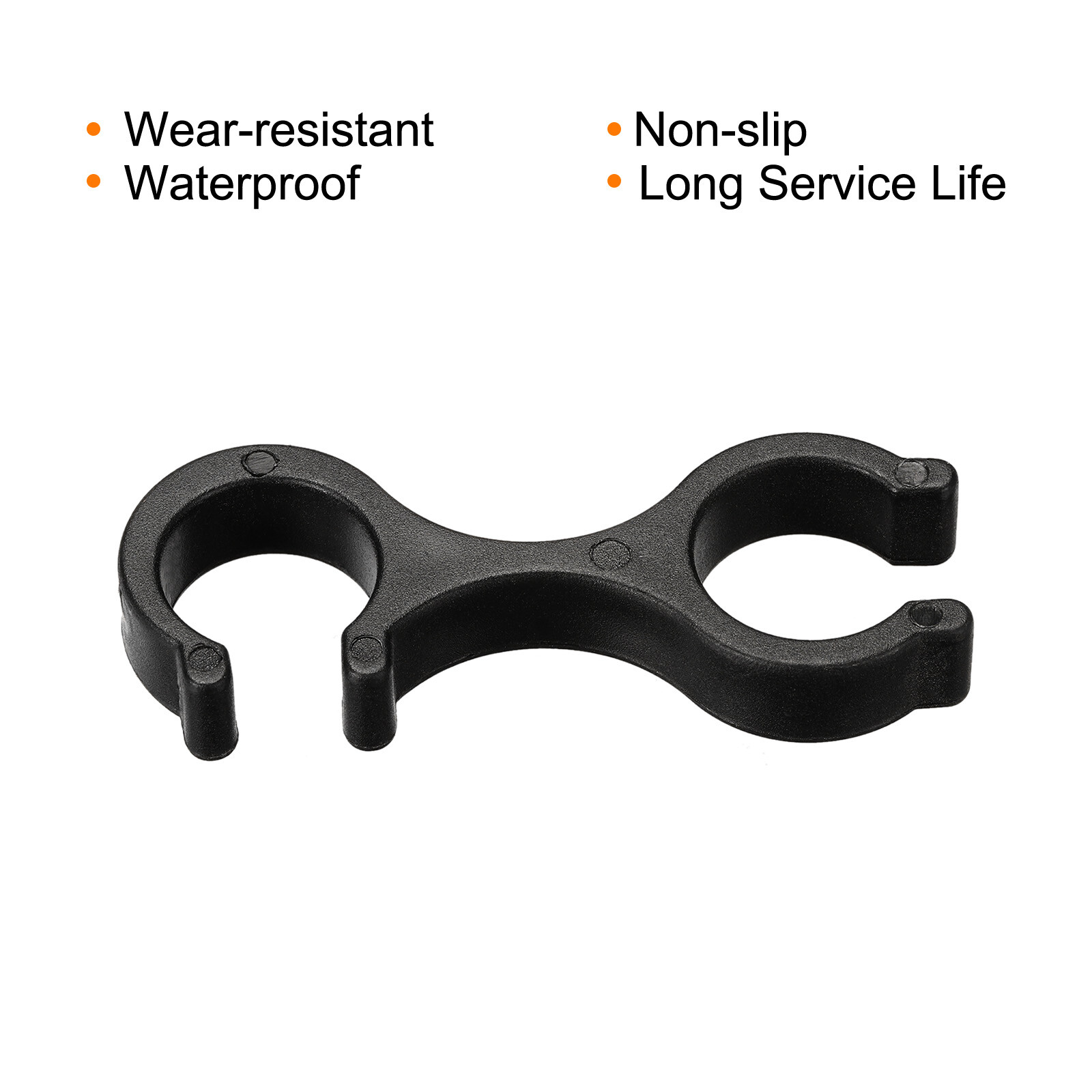 PATIKIL 2 Pcs Clips Pour Bâtons De Randonnée - Connecteur Double Barre Pour Transport Facile