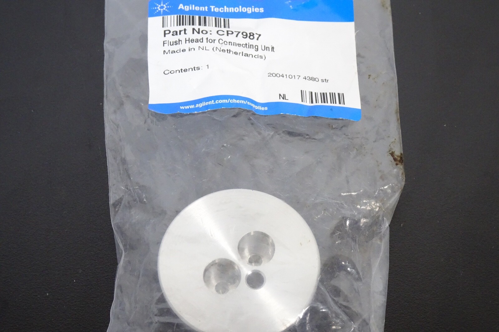 Agilent Flush Head for Connecting Unit CP7987 eBay