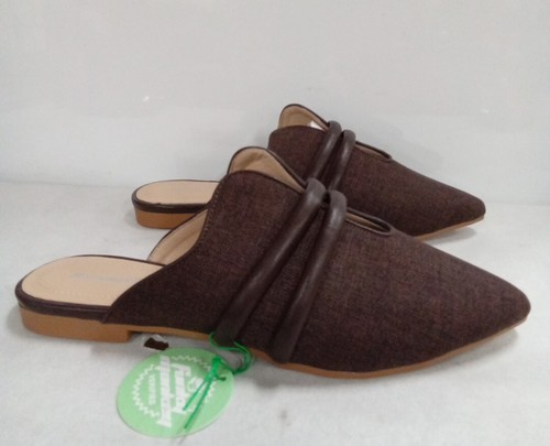 Funky Monkey Brown Mules Slip-On Shoes - Womens Size 9 | 9020 - Picture 4 of 6
