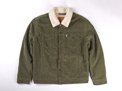 green levi's trucker jacket