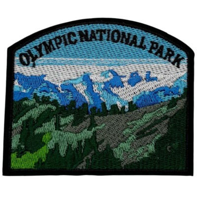 Olympic National Park Patch Aufnäher Bügelbild Flicken Applikation Outdoor Camp