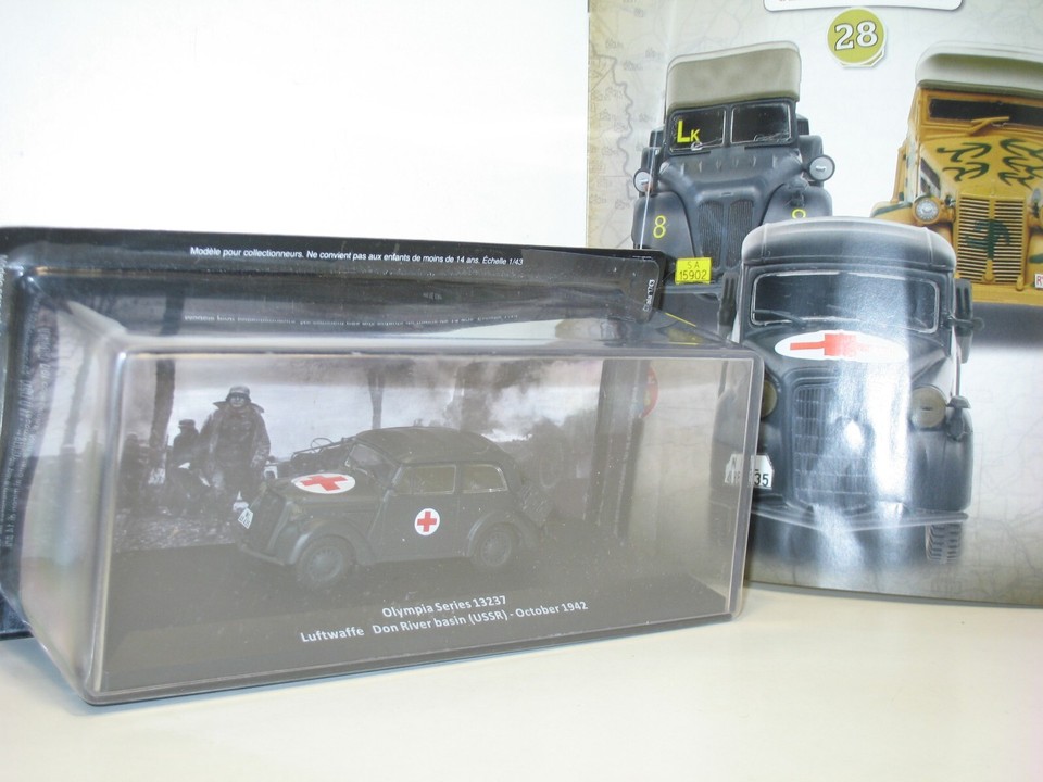 Altaya 143, Olympia 13237 Luftwaffe Military Doctor Car + Catalog eBay