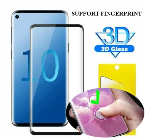 Cubierta Completa Curvada 3D Premium Vidrio Templado Samsung Galaxy S10, S9, S8 9H Dureza Foto 3 de 3