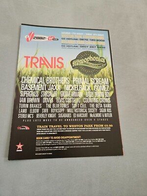 TPEEP126 MAGAZINWERBUNG 11X8'' V2002 - TRAVIS, NICKELBACK, GOMEZ 