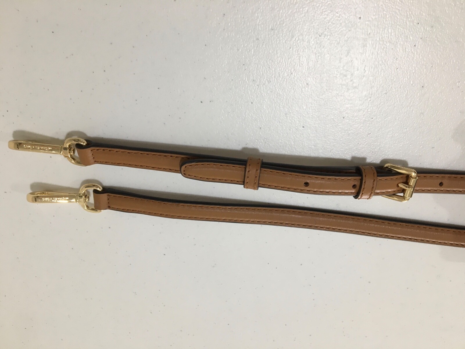 Michael Kors Replacement Strap Brown Leather Gold… - image 1