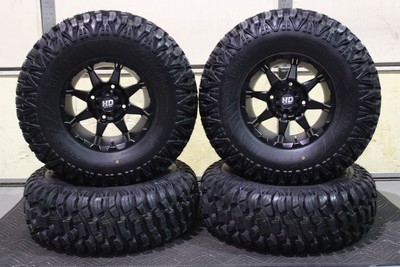 KAWASAKI MULE SX 30'' STREET LEGAL (DOT) 14'' HD6 BLK  ATV TIRE & WHEEL KIT KAW1CA