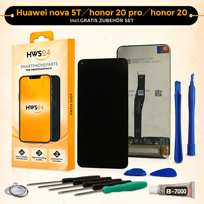 Display für Huawei nova 5T honor 20/pro Full HD Bildschirm Touch Screen Schwarz