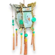 VTG Pagoda Asian Dragon Hanging Decor