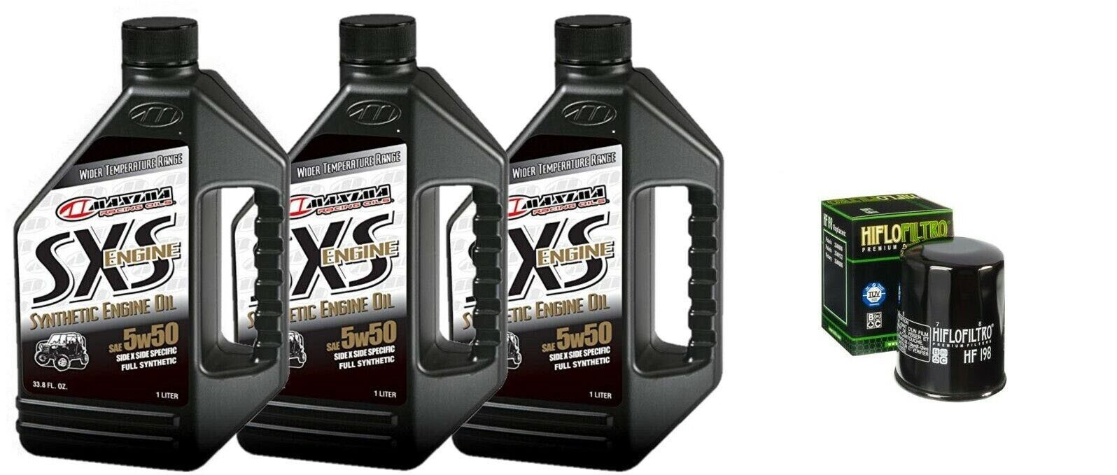 Oil Change Kit POLARIS RZR 900 / 1000 SYNTHETIC SXS 5w50 & HF198 eBay