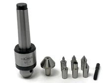 Precision Revolving Live Center MT3 Morse Taper 3, 7 Interchangeable Tips