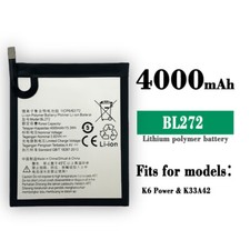 BL272 Batería Nueva Para Teléfono Móvil Lenovo Vibe K6 Power K33A42 Interno 4000mAh