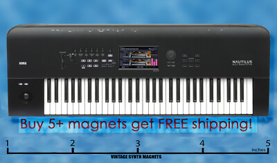 KORG KROME EX NAUTILUS 61 73 88 Kross 2 KINGkorg SYNTH refrigerator magnet