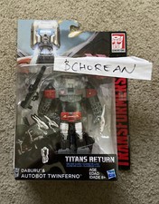 Transformers Titans Return deluxe class Autobot Twinferno   Headmaster Daburu
