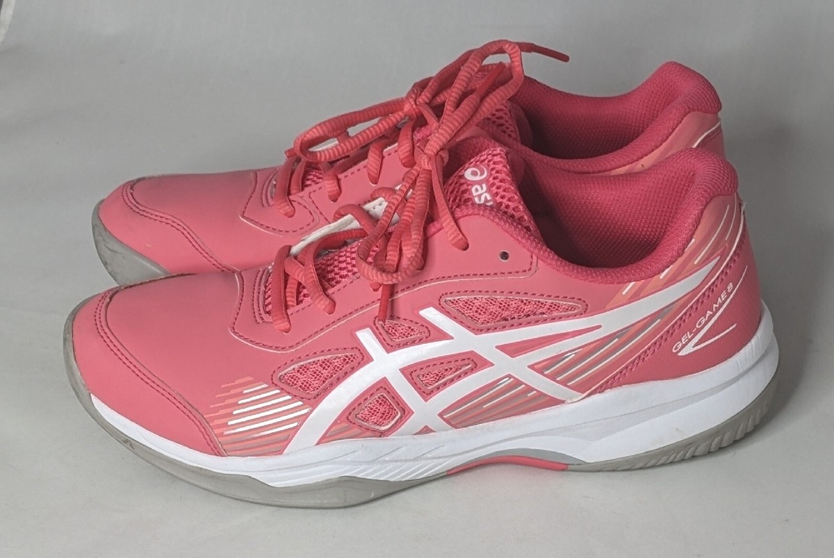 ASICS Gel-Game Pink Tennis Court Shoes Big Kids Size Womens size