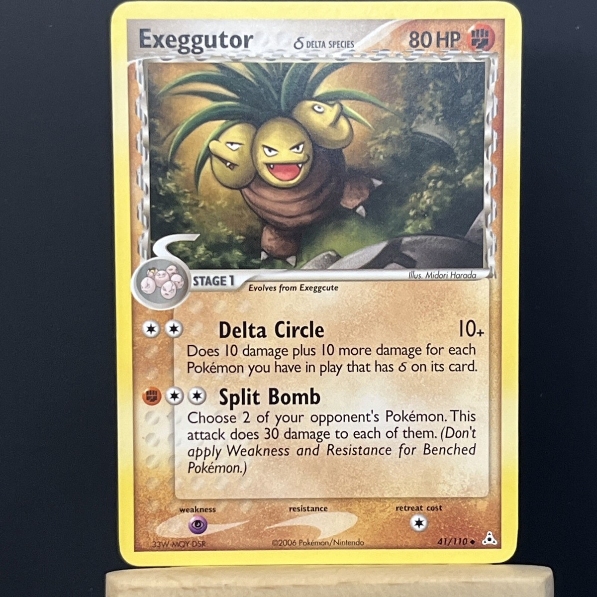 Pokemon 2006 Exeggutor - 41/110 - Uncommon - non-holo-Holon