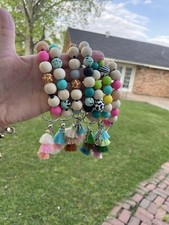 beaded tassel keychain Bracelet