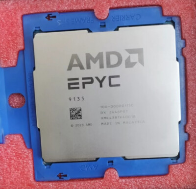 AMD EPYC 9135 16 Core 32 Threads 3.65GHz Processor CPU 3.65-4.3GHZ 200W 128MB