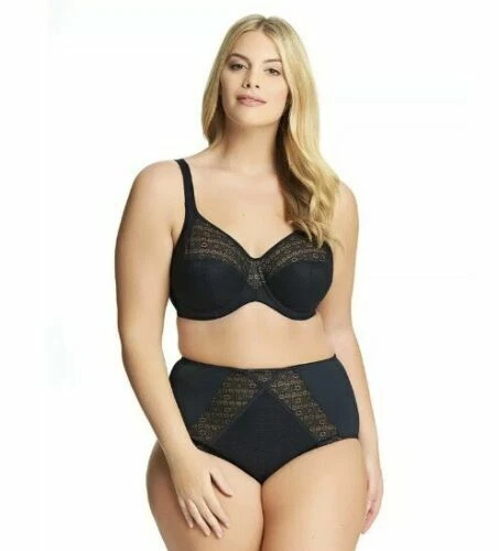 Elomi Mitzi Underwire Banded Bra EL4290 UK Size 40E 42E Black New with tags $64 - Image 2 of 4