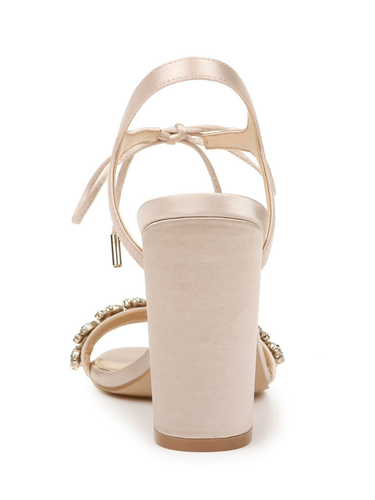 Jewel Badgley Mischka Women's UZURI Sandal Champagne Size 10M - Picture 3 of 5
