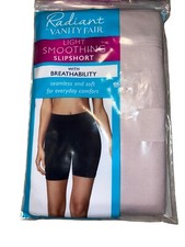 NIB VANITY FAIR Radiant Light Smoothing Slip Short Pink Sheer Quartz Sz 2XL