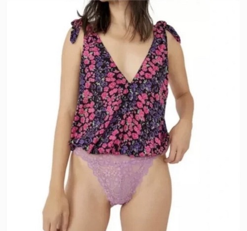 NWT Free People Bare It All Bodysuit Party Combo FP Intimately Women's Large