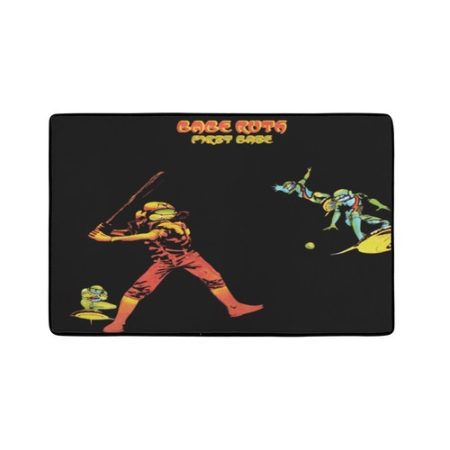 31"x20" area rug carpet. Babe Ruth, First Base - 第 1/4 張圖片