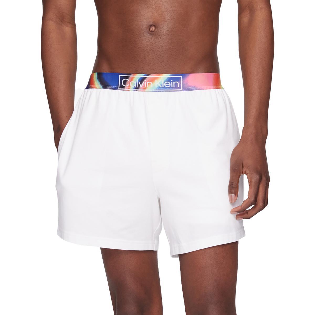Мужская короткая одежда для сна Calvin Klein Mens White Pride Edit Pouch L BHFO 9980 3690₽