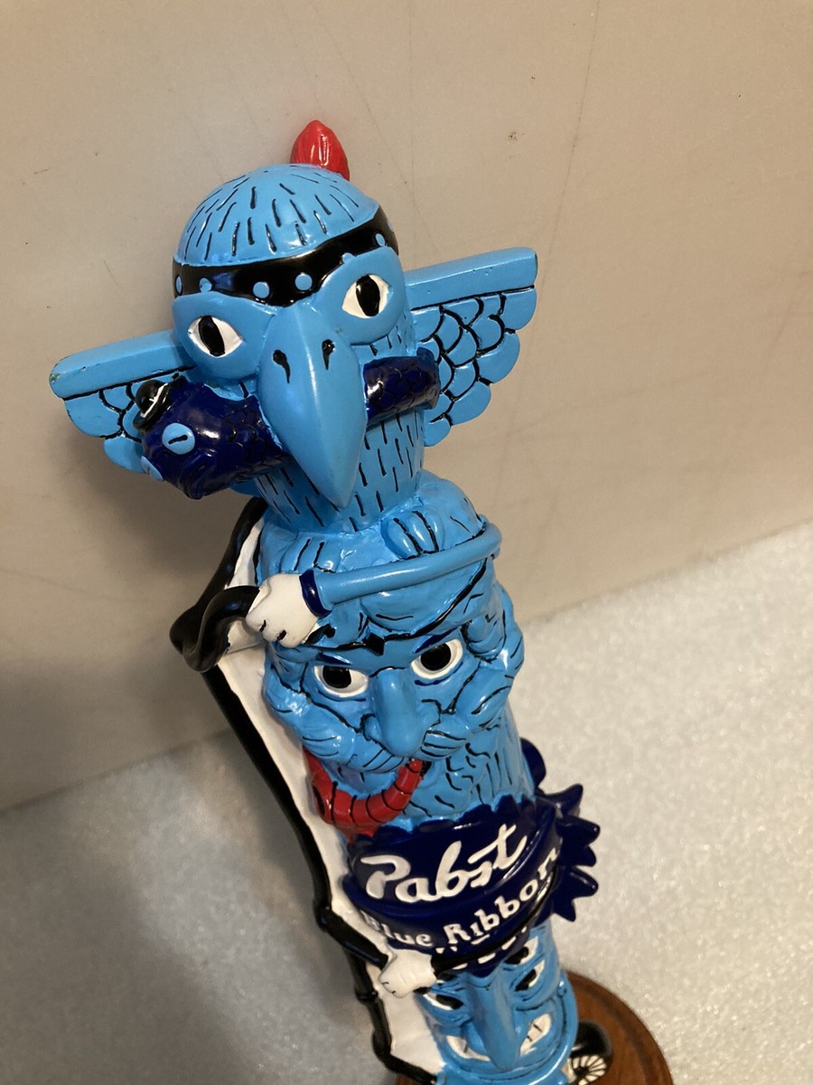 PBR PABST BLUE RIBBON BLUE TOTEM POLE BICYCLE draft beer tap