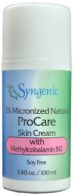Natural Progesterone with B12 (Methylcobalamin) Liposomal Skin Cream