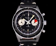 1960s Jules Jurgensen Stainless Steel Racing Chronograph Landeron 248 serviced