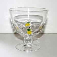Anthropologie Penelope Pineapple Welcome Goblet Glass large dessert Artland