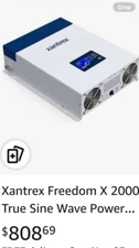 Xantrex Freedom X2000 True Sine Wave Power Inverter 12VDC-120VAC -2000W NEW