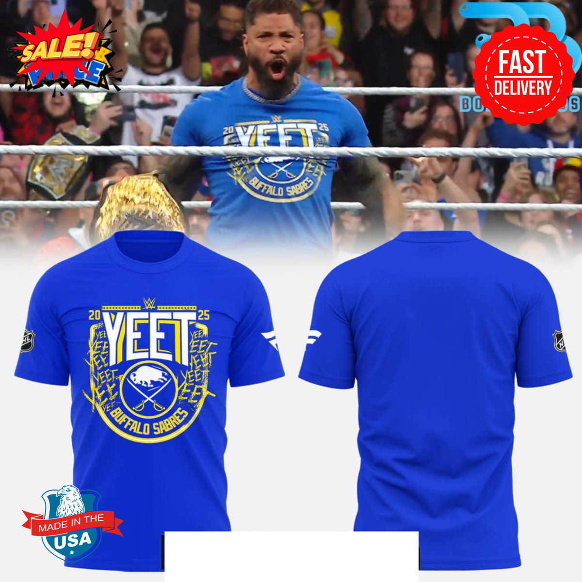 x Buffalo Saber Limited Edition 3D T-shirt S-5XL